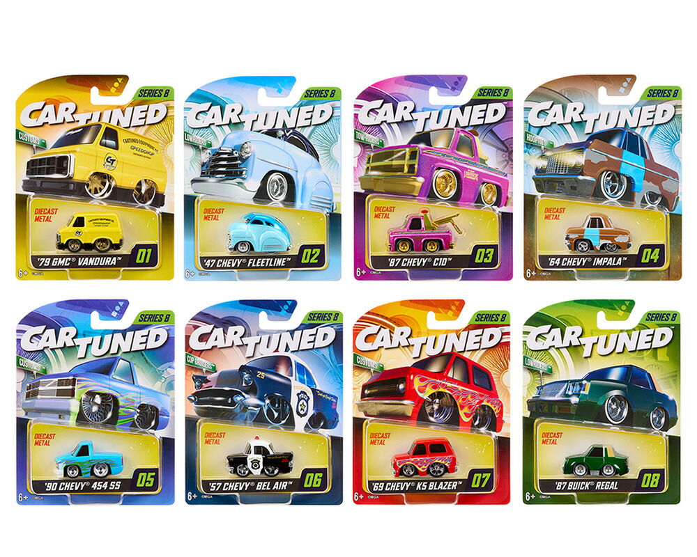 CAR TUNED 1:64 SERIES 8 (MAINLINE ASSORTMENT 2025) カー・チューンド 1:64 シリーズ8　(メインライン・アソートメント 2025)｜DAZE COLLECTIBLES 9,317円