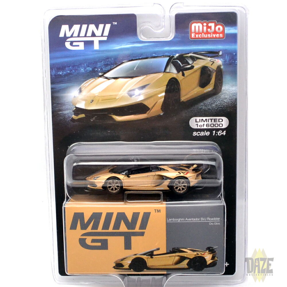 MiJo TOYS - LAMBORGHINI AVENTADOR SVJ ROADSTER (ORO ELIOS) CHASE CAR亜米利加 MiJo Toys 制限事項 ランボルギーニ・アベンタドール SVJ 読み込むはやりっ児 (ゴールド) チェイスカー 車-おもちゃ