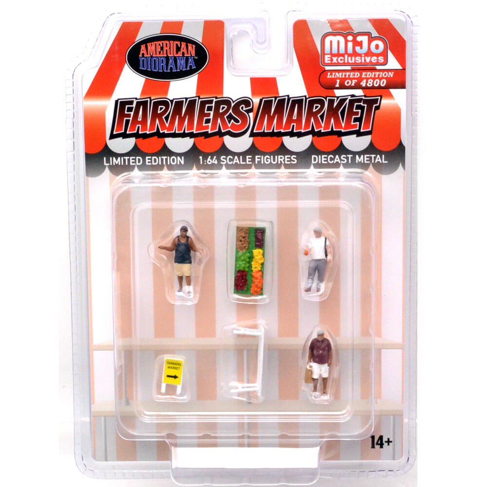 楽天市場】アメリカンジオラマ 1/64 フィギュアセット - サンタの一日