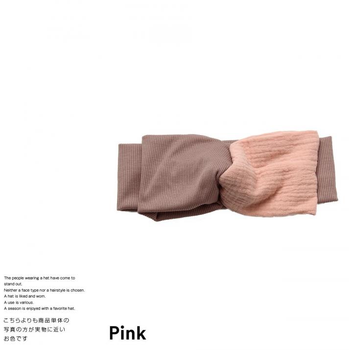 楽天市場 アクセサリー 切り替え2素材ヘアバンド 異素材が可愛いアイテム レディース 14 帽子店イチヨンプラス楽天市場店