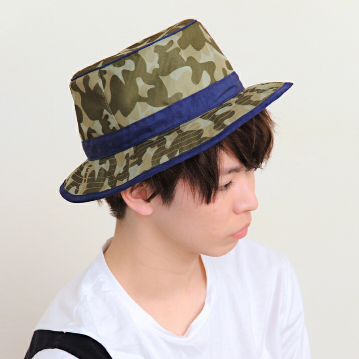 楽天市場 帽子 ハット ハリ生地迷彩柄バケツハット トレンドに迷彩を加えたアウトドアに最適なハット メンズレディース 14 イチヨンプラス イチヨン プラス 帽子店イチヨンプラス楽天市場店