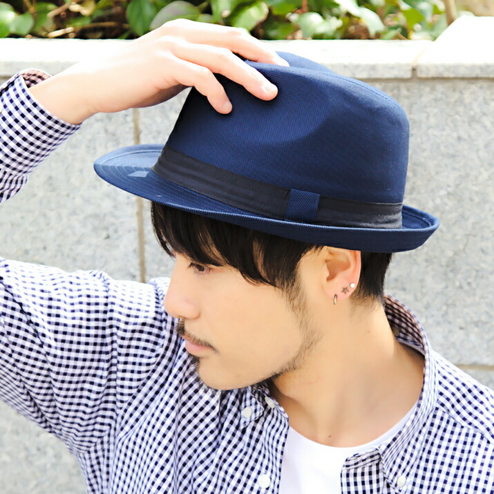 楽天市場 帽子 濃色フォーマル型中折れハット 上品な艶感がコーデのアクセント メンズレディース 14 イチヨンプラス イチヨン プラス 帽子 店イチヨンプラス楽天市場店