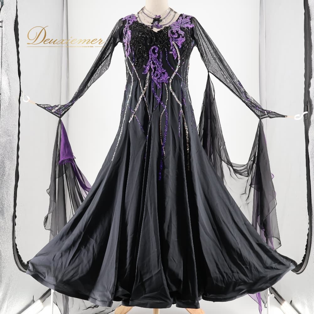 【中古】 gentil ジャンティ 人付き合い社交ダンス お召しもの お召しもの 衣装 黒いこと系 アイスクリームソーダ 黒 紫 生産ライン石ころ チョー鉄道車両 スピード競技 光輝 御前上等感 示威運動 引きくらべる用 レオタード レディース 晴れ晴れしい 社交ダンスお召しもの 社交ダンス用 音の大きさ パープル系 しろがね色系 L大きさ Z008-2510122013164
