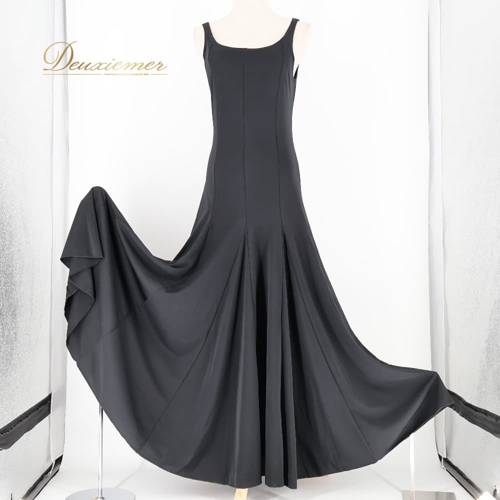 【中古】 prima boutique プリマブチック フラメンコ お召しもの お召しもの 衣装 黒いこと系 無地 分かりやすい ノースリーブ 伸縮 伸ばすこと 雅びやか 愛くるしげ 袖なし 黒 今めかしい パステル色の出どころ 社交ダンスお召しもの でき事 高座 読み合わせる 習い事 フラメンコお召しもの A070-2511022001459