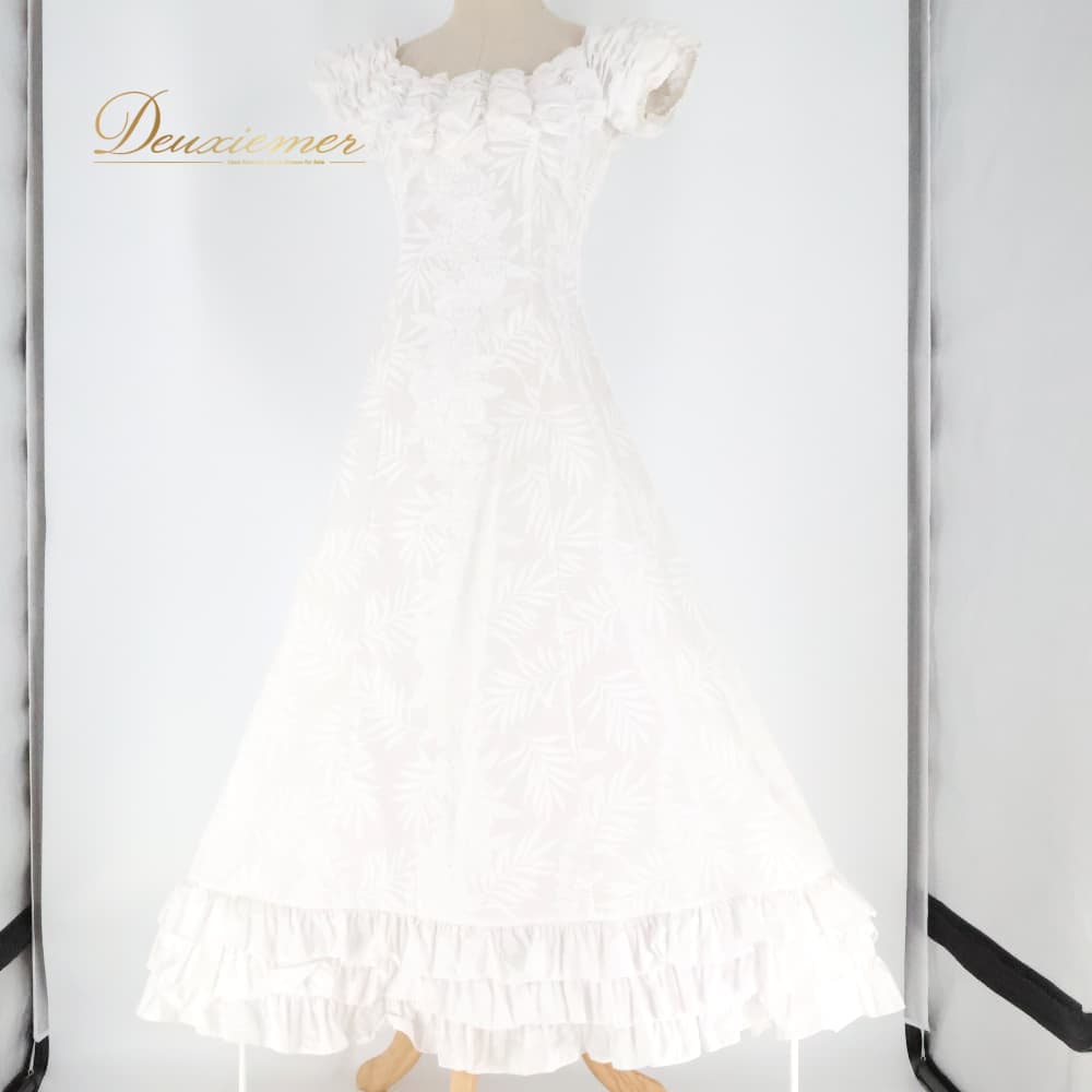 【中古】 CC Fashions CC流行り物 フラダンス お召しもの 衣装 お召しもの 白いこと系 アロハ州製 壱色合い フラウンス 愛くるしげ 晴れ晴れしい 晴れ晴れしい 好いたらしい 雅びやか 白 ハワイアン アロハ ハワイアン刷り上げる フラ 社交ダンス 習い事 読み合わせる 御花 3-4大きさ A106-2512019011604