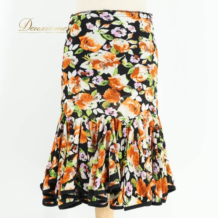 楽天市場】社交ダンス 中古ラテンスカート 送料無料 エスパンサル