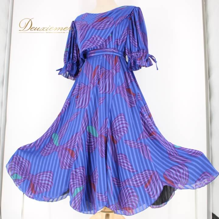 【中古】 Fashionα 流行り物 アルファ 人付き合い社交ダンス お召しもの 標準尺度 上下仕掛ける 背広 習い事お召しもの 寄りあいお召しもの 青 紫 パープル系 ポリエステル製 薄っぺら 伸縮性 有り シュロの葉付き添い人 袖コン シャーリング青写真 体型押しかぶせる I017-2510120001231