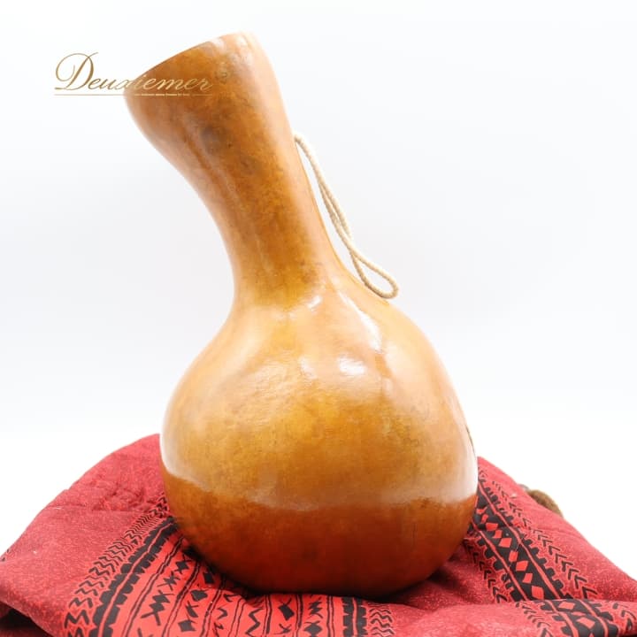 【中古】フラダンス イプ ひょうたん ブラウン系 楽器 小物 小道具 茶 艶 光沢 タヒチアン ケース セット 赤 レッスン 練習 ダンス小物 舞台 ステージ イベント 音楽 ハワイアン アロハ レッド系 J031-2512075000222