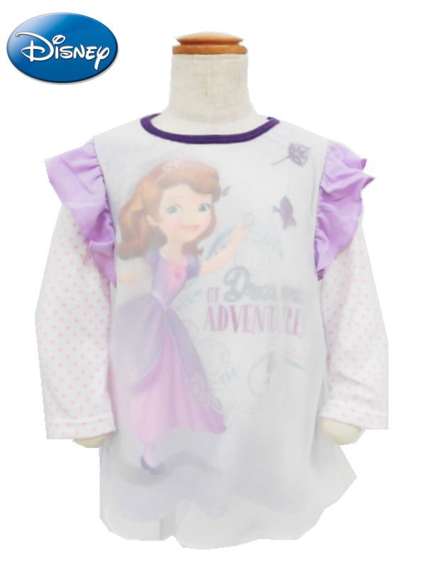 楽天市場 メール便ok Disney ディズニープリンセス ソフィア 長袖 肩フリルプルオーバー Tシャツ ロンt 子供服 女児 ベビー キッズ こども 旅行 公園 保育園 ギフト お誕生日 お祝い プレゼント Y5102 Tk セレクトショップ ｄｅｖｉｎ