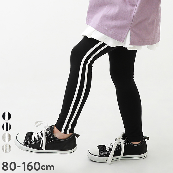 楽天市場 ラインレギンス 子供服 キッズ ベビー 女の子 靴下 タイツ レギンス Devirock 楽天市場店