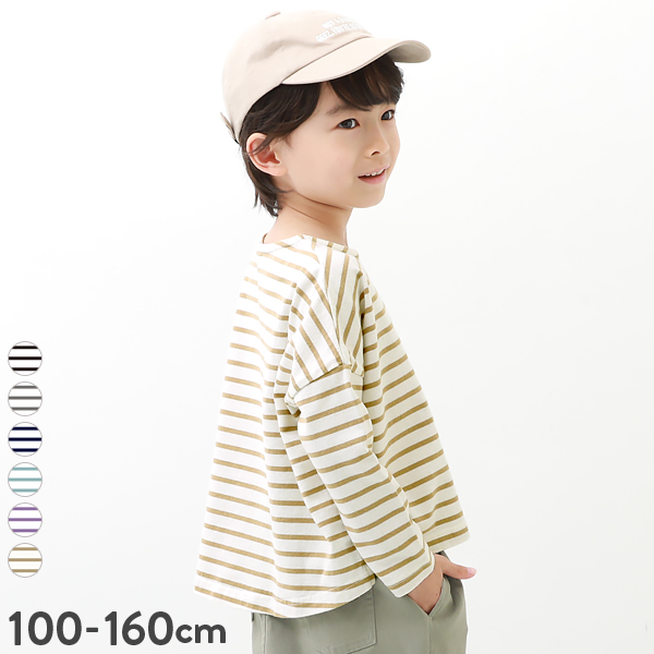 楽天市場 レイヤード風長袖tシャツ 子供服 キッズ 男の子 女の子 長袖tシャツ ロンt トップス 長袖 Devirock 楽天市場店