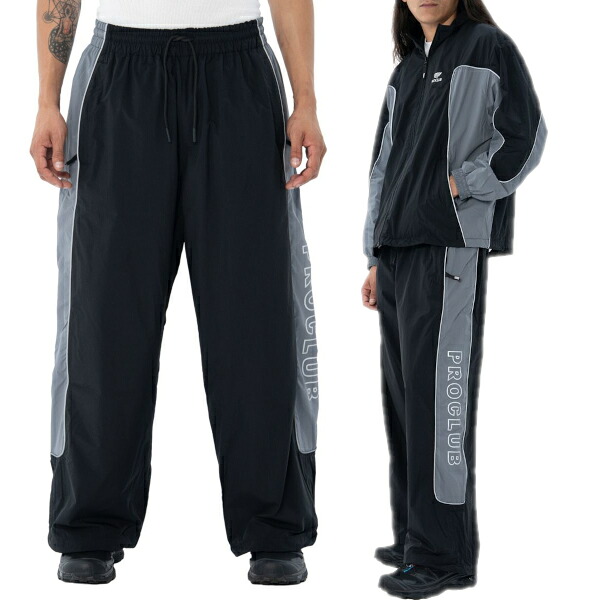 【03PC0503】PRO CLUB COMFORT WIDE TRACK PANT(プロクラブ) ナイロン ロング パンツスポーツウエアーヒップホップ衣装 ダンス 衣装【S~3XL】 Pro club PROCLUBナイロンパンツ シャカシャカパンツ メンズ 大きいサイズ LL 2L 3L 4L 5L 7L|Devine