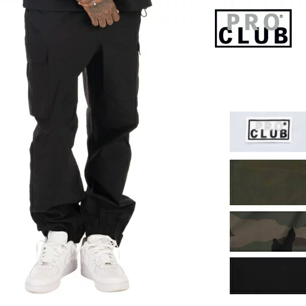 楽天市場】【03PC0502】PRO CLUB NYLON CARGO PANT(プロクラブ