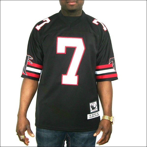全３色ATLANTA FALCONS replica フットボールシャツ/ #7【MICHAEL VICK】｜Devine