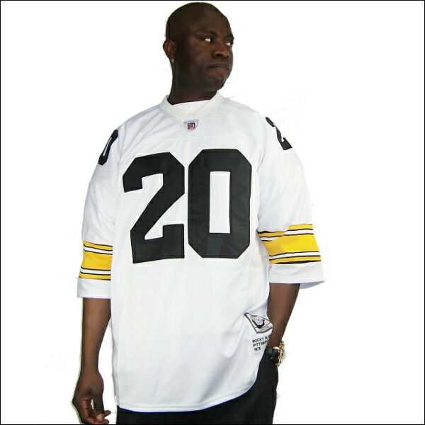 全2色 PITTSBURGH STEELERS  replica   蹴球ティーシャツ/ #20【ROCKY BLEIER】メンズ 惜しみ無い大いさ ごく小さい大いさ メンズ惜しみ無い大いさ 力くらべティーシャツ 社交ダンス お召しもの 社交ダンスお召しもの hiphop 御居処跳ねる ホワイト-ブラック