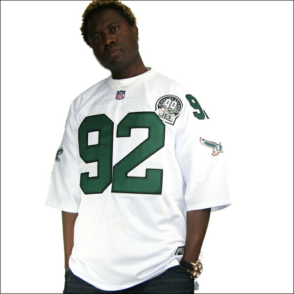 【送料無料】[全２色]PHILADELPHIA EAGLES replica フットボールシャツ/ #92【REGGIE WHITE】 大きいサイズ　メンズ　小さいサイズ　メンズ大きいサイズ　ゲームシャツ　ダンス　衣装　ダンス衣装　hiphop ヒップホップ