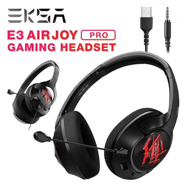 楽天市場 Eksa ゲーミング ヘッドフォン ヘッドセット ヘッドホン本体 ゲーム用 Airjoy Pro 7 1サラウンド マイク付き ヘッドホン Ps4 Xbox Mac Windows Switch Dex