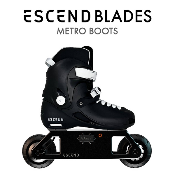 日本最大の ESCEND BLADES Metro Boots 電動 インラインスケート