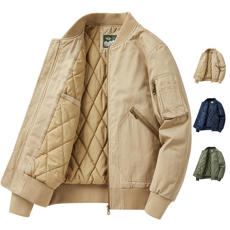 メンズ アウター 冬服 アウター ミリタリージャケット フライトジャケット ma-1 ma1 防寒着 登山 秋冬 ブルゾン ジャンパー 厚手 アウトドア