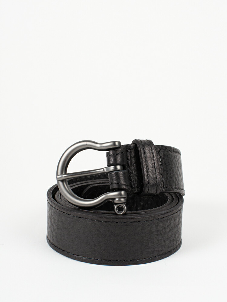 【CORIU】コリュ BUCKLE 30粍 CALF BLACK 胴締め イタリア共和国ブランド名 イタリア共和国産 なめし革 イタリア製 ベジタブルタンニンカーフレザー 3糎幅