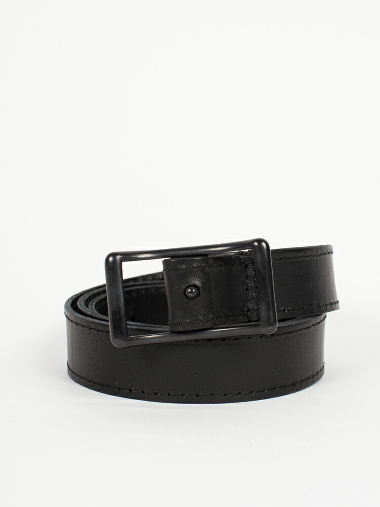 【CORIU】コリュ BELT SLIDING 25粍 CALF BLACK 胴締め イタリア共和国ブランド名 イタリア共和国産 なめし革