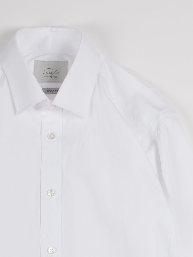 【wegenk】×【scylt】ウィジェンク×シルト ドレスシャツ ホワイト白シャツ メンズシャツブランド