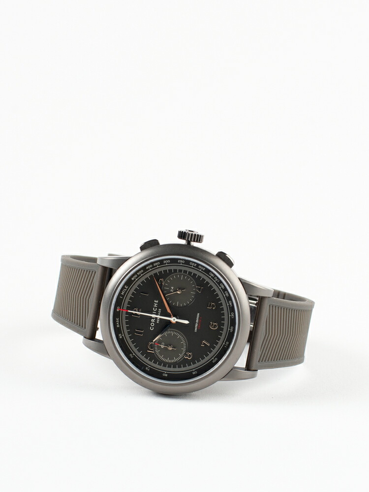 日本正規取扱い店舗【CORNICHE】コーニッシュ 349本限定モデルHeritage Chronograph The Obscur 2 時計メンズ 北欧ブランド腕時計 ヘリテージクロノグラフ コーニッシュウォッチ 20代30代40代50代60代 男性女性 通販 リミテッド お洒落 おしゃれ｜DF TOKYO