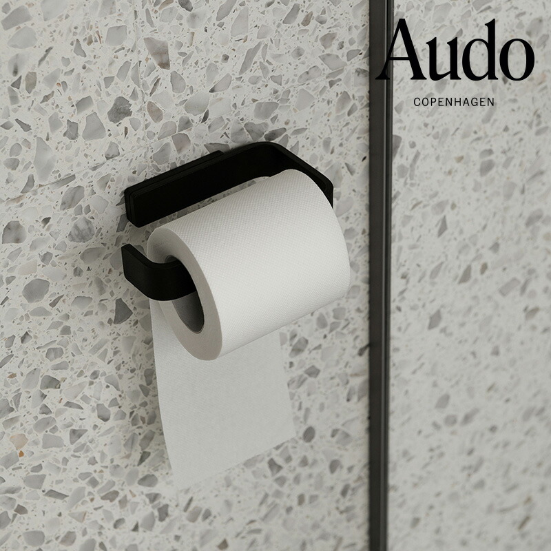 【楽天市場】【公式】 北欧 Audo MENU Toilet Roll Holder トイレロールホルダー ブラック 7640539 Bath