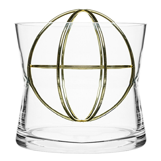【逃げ口 訳あり】 北欧 Born インチ Sweden ボーンインスウェーデン SPHERE VASE スフィアベース L大きさ 7340184-SY  花立て 御花軍事基地 室内装飾  ゴールド【返品不可 ラッピング不可】