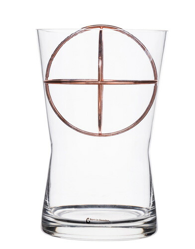 【堅苦しさ】 北欧 Born インチ Sweden ボーンインスウェーデン SPHERE VASE スフィアベース M大きさ 7340141 花立て 花器 御花軍事基地 室内装飾 コッパー