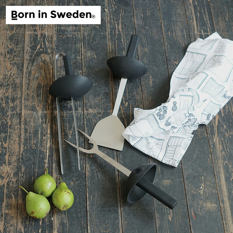 【ﾎﾟｲﾝﾄ10倍! 6/11 1:59まで】【堅苦しさ】 北欧 Born インチ Sweden ボーンインスウェーデン BBQ物の具 3本書き割り アウトドア