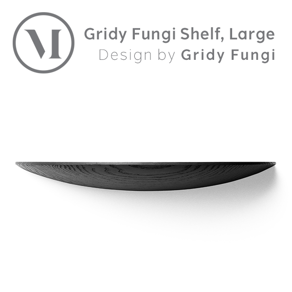 【ﾎﾟｲﾝﾄ10倍! 4/10 1:59まで】【公式】 北欧 Audo Copenhagen Gridy Fungi Shelf グライディファンギシェルフ ラージ ブラックオーク 6800539 Living 収納 家具 棚 北欧インテリア