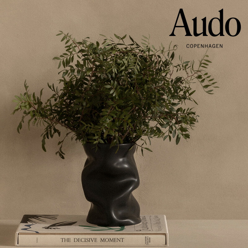 【公式】 北欧 Audo Copenhagen コラプスベース H20 ブラック 4481539 Living インテリア 花器 花瓶 ガラス 北欧雑貨 北欧インテリア デンマーク おしゃれ｜DreamHouse BEAUTY