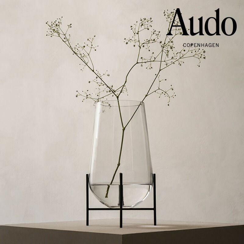 【公式】 北欧 Audo Copenhagen Echasse Vase Clear イシャスベース S クリア 4789039 Living 花器 花瓶 フラワーベース 北欧インテリア おしゃれ｜DreamHouse BEAUTY