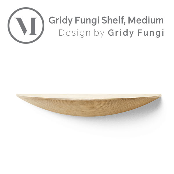 【アウトレット 訳あり】 北欧 Audo Copenhagen Gridy Fungi Shelf グライディファンギシェルフ ミディアム ナチュラルオーク 6700039 Living 収納 家具 棚 北欧インテリア おしゃれ 【ラッピング不可】｜DreamHouse BEAUTY