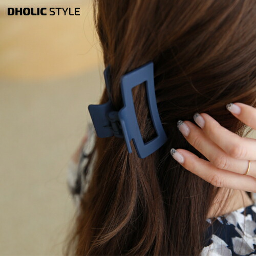 楽天市場 7colorsスクエアヘアクリップ P レディース Acc 韓国 ファッション アクセサリー ヘアアクセサリー クリップ ヘア クリップ まとめ髪 ハーフアップ オールシーズン アクリル ヘアアレンジ スクエア 大きめカジュアル 夏 Style Dholic Style