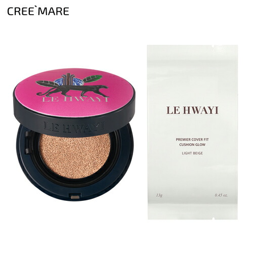 楽天市場 ルファイ プライマーカバーフィットクッショングローホワイト コスメ Cosme Makeup Lehwayi クッション ファンデーション クッションファンデーション ベージュ グロウ 艶 ツヤ 韓国 韓国コスメ B2c Dholic Style