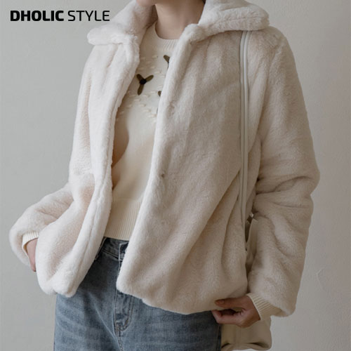 期間限定特価 楽天市場 送料無料 エコファージャケット P22 レディース Jk ジャケット アウター エコファー ファージャケット 単色 無地 シンプル 可愛い かわいい 冬 韓国 ファッション Style Dholic Style 即納特典付き Www Caronova Sa Com