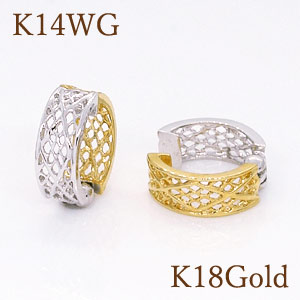 金K18YG.WG.ピアリング製、ピアリング、サイズ1.２センチD0.8ct！ 楽天市場】【正規品】 ピアリング 20mmタイプリバーシブル