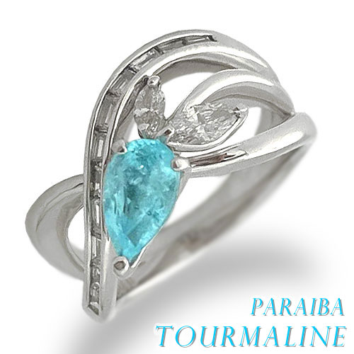 楽天市場】圧巻の2カラット超えパライバ！Ptパライバトルマリン2.427ct