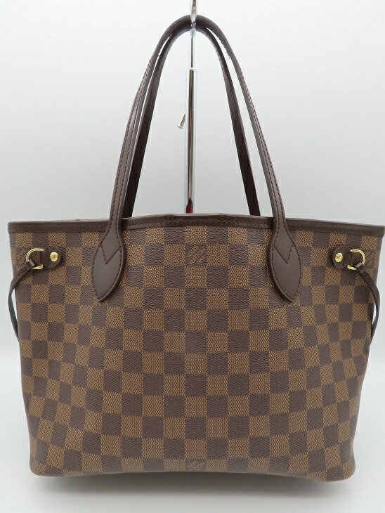 楽天市場】LOUIS VUITTON ルイ ヴィトン ダミエ ネヴァーフルPM