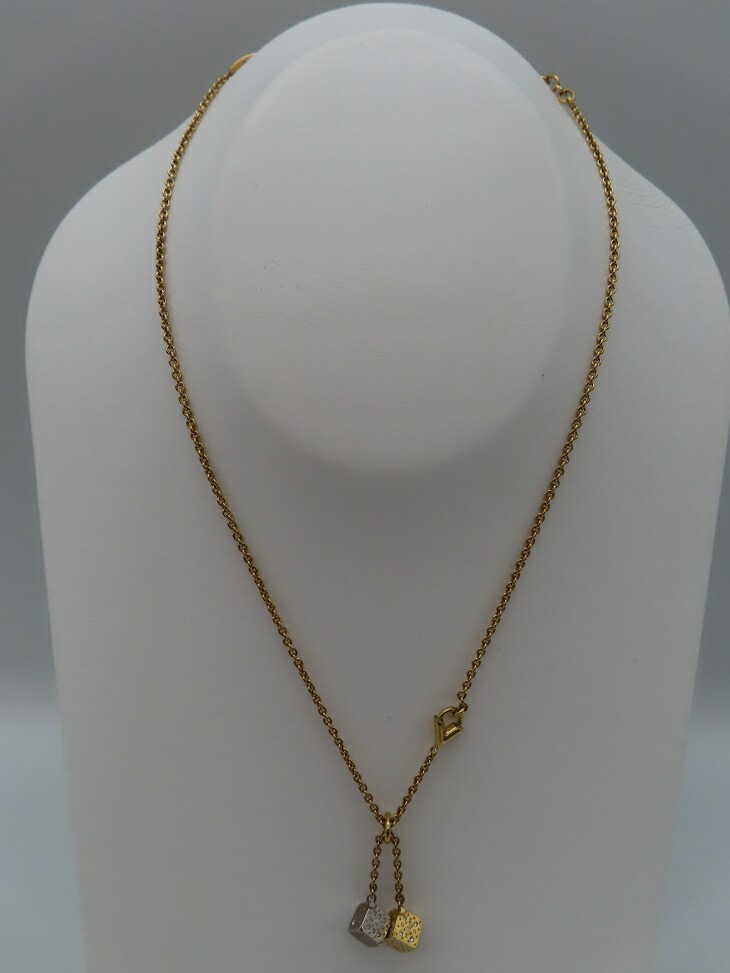 定価6.8万！ルイヴィトン　ネックレス LOUIS VUITTON（ルイ・ヴィトン） M68074 ネックレス ロゴマニア バイ