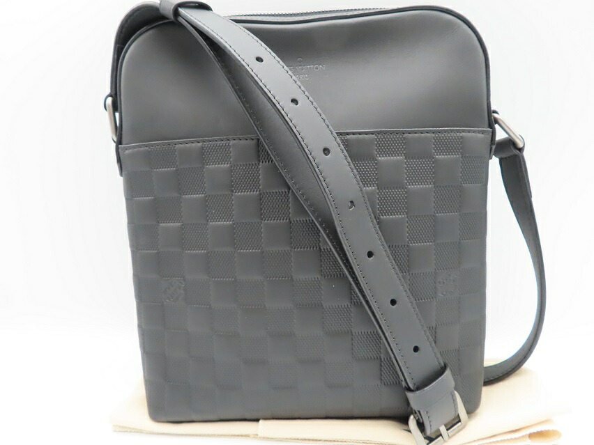 ルイ・ヴィトン　LOUIS VUITTON　N23355 ポシェット ディストリクト ショルダーバッグ ダミエ アンフィニ【中古】　【送料無料】