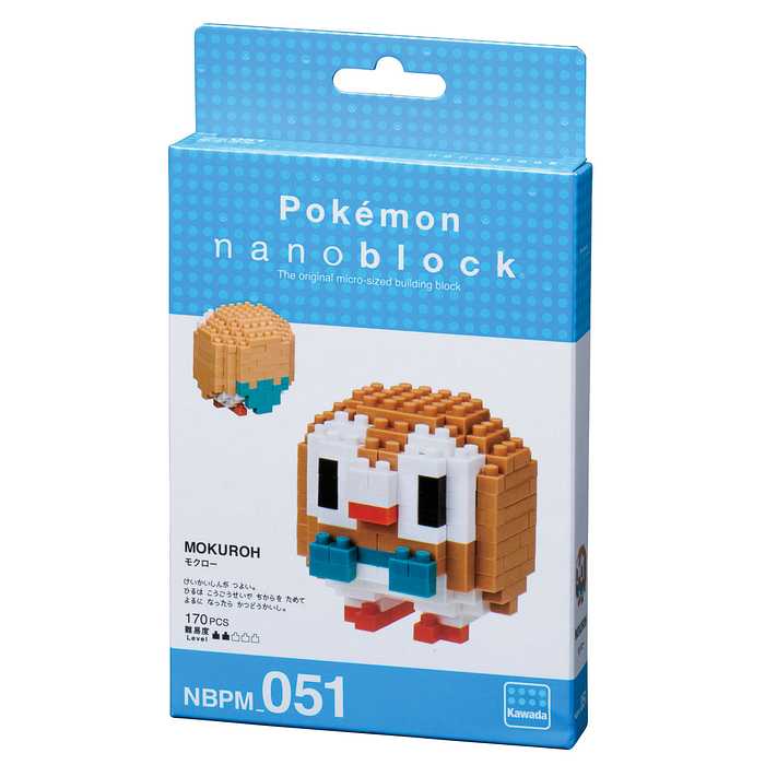 楽天市場 Nanoblock ポケットモンスター モクロー ナノブロックファクトリー