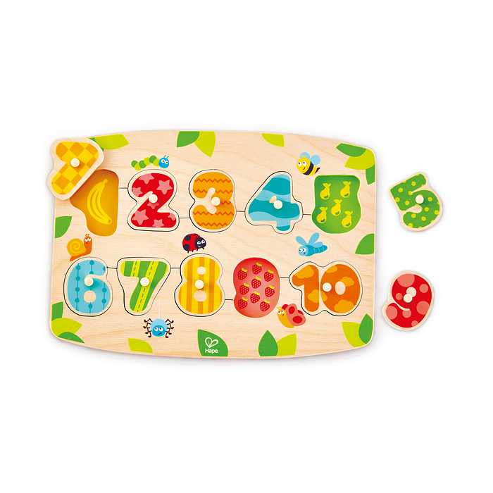 物品 Hape 数字のペグパズル www.medicare.co.th