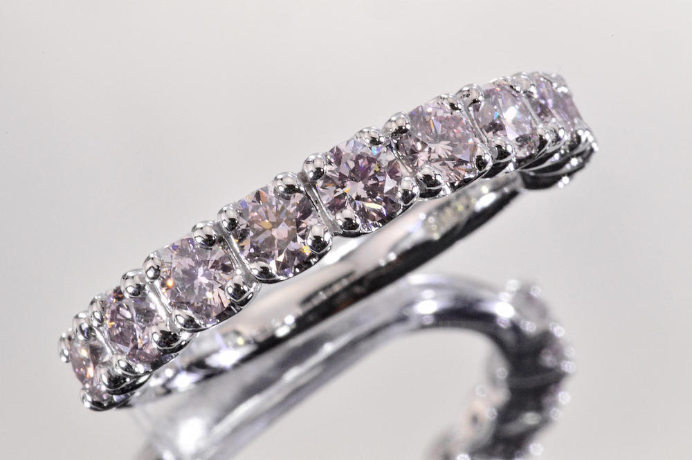 希少 アーガイルピンクダイヤエタニティリングエタニティリングトータル１カラット美しさと上品さにうっとり 人気第1位 Www Hbleisure Com