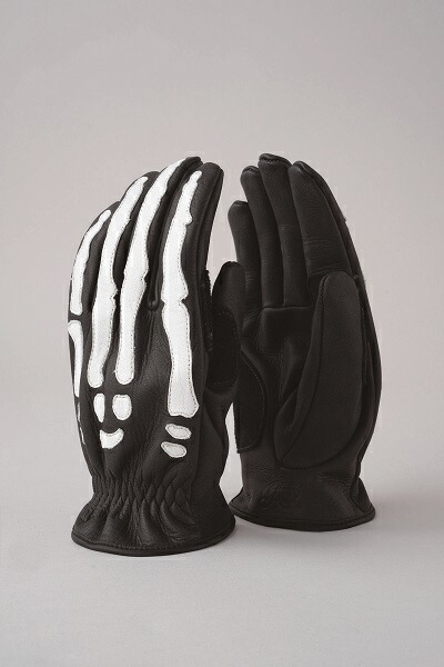 UNCROWD LEATHER BONE グローブ/ M UNCROWD LEATHER BONE GLOVE Mサイズ