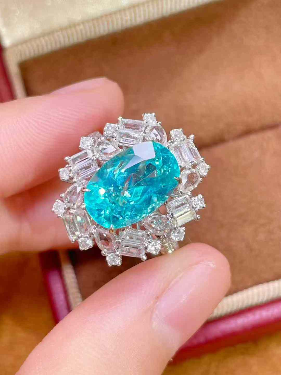 楽天市場】パライバトルマリン・リング・K10・指輪・クロス : PLEJOUR