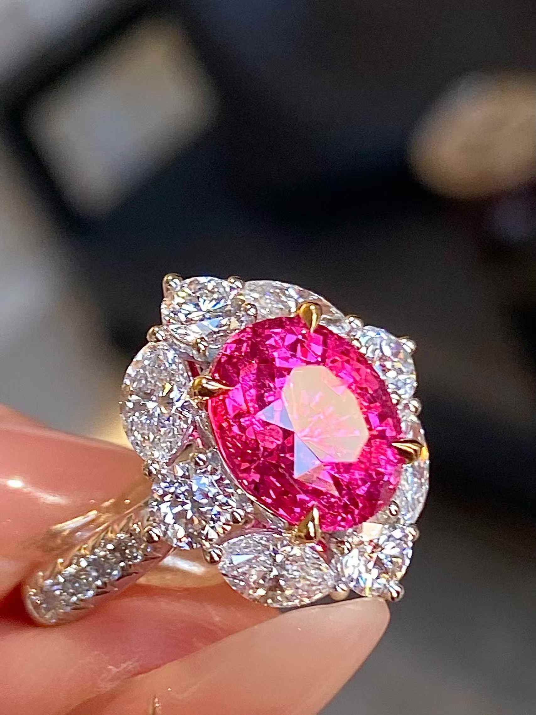楽天市場】4.9ct 無焼非加熱ノーヒート アールデコ シュガーローフ 