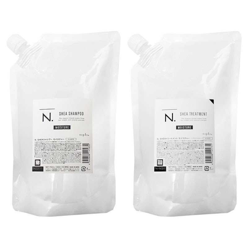 送料無料★【2本セット】シアシャンプー モイスチャー シアトリートメント モイスチャー 750ml／650g しっとり SHEA サロン・美容室専売品【N. エヌドット ナプラ napla】【国内正規品】